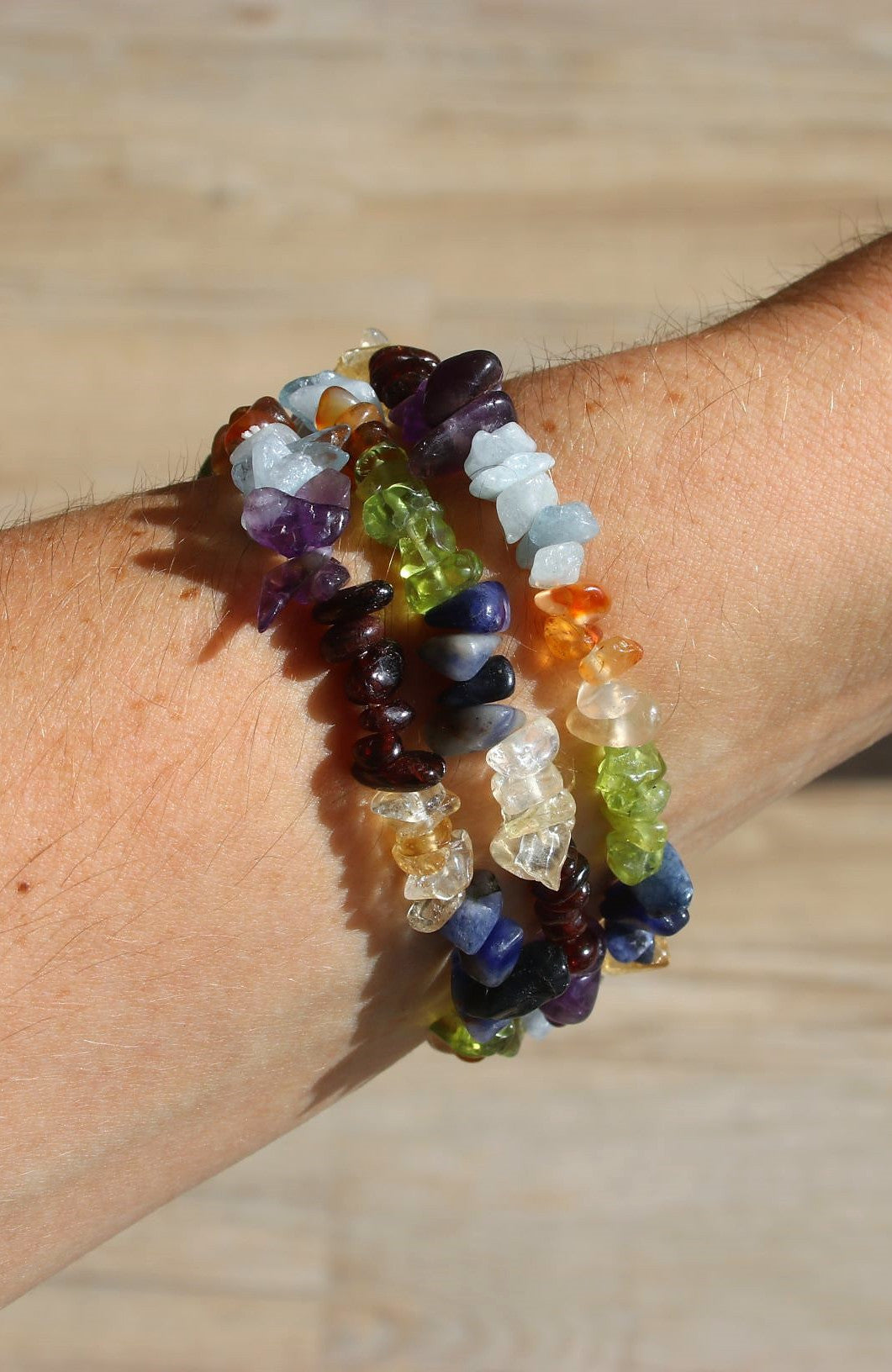 Chakra Chip Bracelet